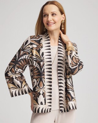 ザ スコッチ ハウス タグ付き ジェントルマンズトラベルジャケット Travelers™ Collection Crushed Print Jacket | Chico's